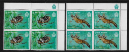 SAN MARINO / SAINT-MARIN  - EUROPA-CEPT 2024 -"UNDERWATER FLORA And FAUNA".- DOS BLOQUES De 4 - CH-SUP-DER - 2024