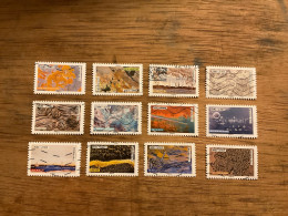 2018, Série Complète Y&T 1502/1513 (ADH47) - Used Stamps