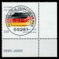 BRD 2000 Nr 2142 Zentrisch Gestempelt ECKE-URE X6D9092 - Used Stamps