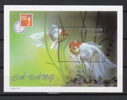 Feuillet Neuf** MNH 1997  Viêt-Nam Vietnam Exposition Philatélique "Hong Kong'97 " Poissons Dorés Mi:VN BL115  Yt VN 94 - Viêt-Nam