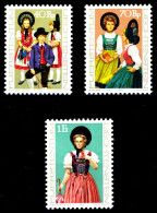 LIECHTENSTEIN 1977 Nr 684-686 Postfrisch SB46032 - Unused Stamps