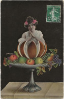 5464- Jeune Dame Et Fruits - Women