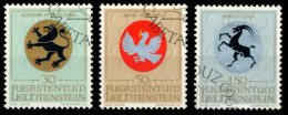 LIECHTENSTEIN 1969 Nr 514-516 Gestempelt X6E94A6 - Oblitérés