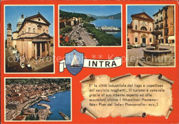 11987840 Intra TI Fliegeraufnahme Hafen Brunnen Kirche Lugano - Other & Unclassified