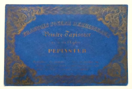 Carte De Visite Illustrée - Pépinster, François Joseph Deruisseaux, Peintre-Tapissier Vis-à-vis L'Eglise - Visiting Cards