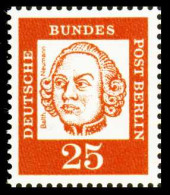 BERLIN DS BED. DEUT. Nr 205 Postfrisch S58FD0E - Unused Stamps