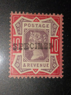 SG#208s 10d Gum Original Overprinted SPECIMEN - Nuevos