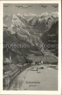 11981352 Flueelen UR Gotthardbahn Eisenbahn Panorama Gotthardmassiv Flueelen - Other & Unclassified