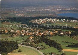 11980240 Binz ZH Dorfkern Mit Siedlung Benglen Und Greifensee Fliegeraufnahme Bi - Altri & Non Classificati