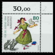 BRD 1994 Nr 1726 Postfrisch ECKE-ORE X8F7EC6 - Unused Stamps