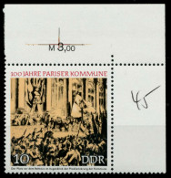 DDR 1971 Nr 1655 Postfrisch ECKE-ORE X9862EA - Ungebraucht