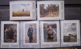 RUSSIA ~ 1971 ~ S.G. NUMBERS 3982 - 3987. ~ PAINTINGS. ~ MNH #03577 - Nuevos