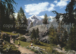 11979503 Graechen VS Spazierweg Graechen Ried Weisshorn Brunegghorn Bishorn Grae - Sonstige & Ohne Zuordnung