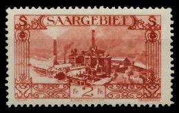 SAARGEBIET 1926 Nr 119 Ungebraucht X78B312 - Ungebraucht