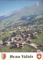 11975878 Valais Wallis Kanton La Sages Fliegeraufnahme Sion - Sonstige & Ohne Zuordnung