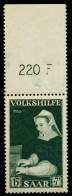 SAARLAND 1956 Nr 378 Postfrisch ORA X79C3EA - Unused Stamps