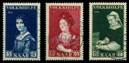SAARLAND 1956 Nr 376-378 Zentrisch Gestempelt X79C45E - Used Stamps