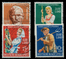 SAAR OPD 1958 Nr 441-444 Zentrisch Gestempelt X79C61A - Used Stamps