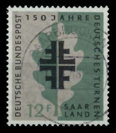 SAAR OPD 1958 Nr 437 Zentrisch Gestempelt X79C6AA - Used Stamps
