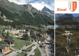 11975410 Zinal Sierre La Station Et Le Besso Blume Zinal Sierre - Sonstige & Ohne Zuordnung