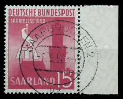 SAAR OPD 1958 Nr 435 Zentrisch Gestempelt X79C6E6 - Oblitérés