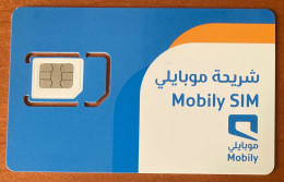 Saudi Arabia KSA Mobily Mobile Télécom GSM SIM UNC Rare 2G 3G 4G 5G Nano Standard Large - Arabie Saoudite