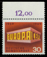 BRD BUND 1969 Nr 584 Postfrisch ORA X7F3236 - Ungebraucht