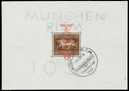 DEUTSCHES REICH Block 10 Zentrisch Gestempelt X8B04B2 - Bloques