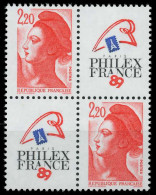 FRANKREICH 1985 Nr 2510AIZf-VB1 Postfrisch VIERERBLOCK X6252FE - Ongebruikt