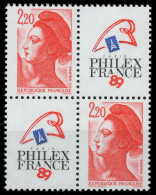 FRANKREICH 1985 Nr 2510AIZf-VB1 Postfrisch VIERERBLOCK X6252FE - Nuovi