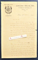 ● L.A.S 1919 André LAMANDE Poète écrivain Né à Blaye (Gironde) Librairie DELALAIN - Edmond Rostand - Lettre Autographe - Schrijvers