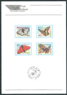 Italia, Italy, Italien, Italie 1996; "Gli Animali: Le Farfalle". Bollettino Ufficiale Delle Poste Italiane. - Butterflies