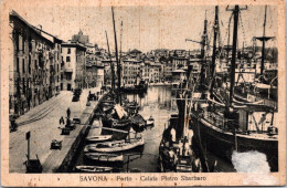 1-5-2024 (3 Z 31) OLDER  - B/w - Italy - Port Of Savona (posted To France 1938 - But Stamp Remove) - Savona