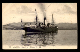 20 - AJACCIO - DEPART DU LIAMONE - PAQUEBOT - BATEAU - Ajaccio