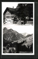 AK Mittelberg /Kl. Walsental, Cafe-Pension Anna  - Mittelberg