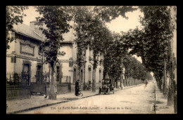 45 - LA FERTE-ST-AUBIN - AVENUE DE LA GARE - CAFE J. LHARIDON - La Ferte Saint Aubin