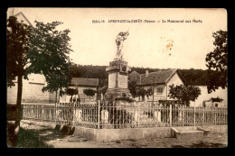 55 - APREMONT-LA-FORET - LE MONUMENT AUX MORTS - EDITEUR BONNEJOY - Autres & Non Classés