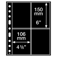 Leuchtturm Hüllen Schwarz Grande 2ST (5er Pack) 333959 Neu ( - Altri & Non Classificati