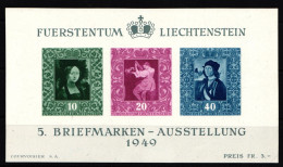 Liechtenstein Block 5 Postfrisch #KJ497 - Andere & Zonder Classificatie