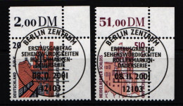 BRD Bund 2224-2225 Gestempelt Eckrand Mit Vollstempel #KJ547 - Sonstige & Ohne Zuordnung