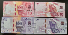 4 BILLETS MACAO 2024 NEUFS/UNC - Macau