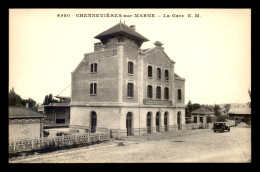 94 - CHENNEVIERES-SUR-MARNE - LA GARE DE CHEMIN DE FER - Chennevieres Sur Marne