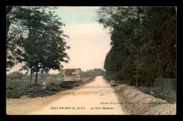 94 - SUCY-EN-BRIE - LE PONT MATHIEU - CARTE COLORISEE - Sucy En Brie