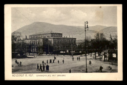 ALLEMAGNE - NEUSTADT - BAHNHOPLATZ MIT SAALBAU - Neustadt (Weinstr.)