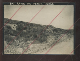 GUERRE 14/18 - RAVIN DE FROIDE TERRE - BATAILLE DE VERDUN - MEUSE - FORMAT 12 X 9 CM - Krieg, Militär