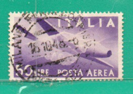 62 Italia 1945-47	YT A121 Usado TT:Aviones L 62 - Airmail