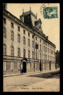 24 - BERGERAC - HOTEL DE VILLE - CARTE TOILEE ET COLORISEE - Bergerac