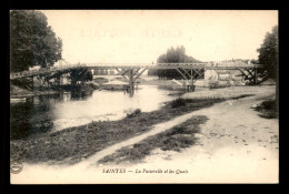 17 - SAINTES - LA PASSERELLE ET LES QUAIS - Saintes