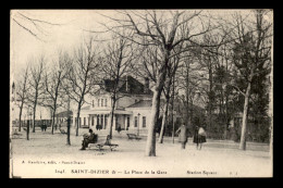 52 - ST-DIZIER - LA PLACE DE LA GARE - Saint Dizier