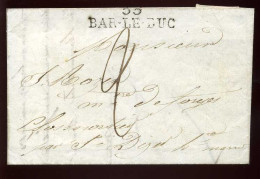 HAIRONVILLE (MEUSE) - LETTRE DU MAITRE DE FORGE DE 1827 - EMBAUCHE ET LIVRAISON DE FONTE A  ROZET DU CLOS MORTIER - Manuscripten